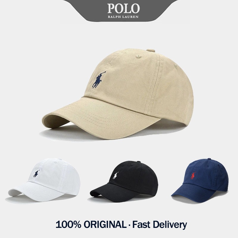 หมวกPolo ralph lauren หมวกเบสบอล cotton baseball cap ของแท้ แท้ 100%
