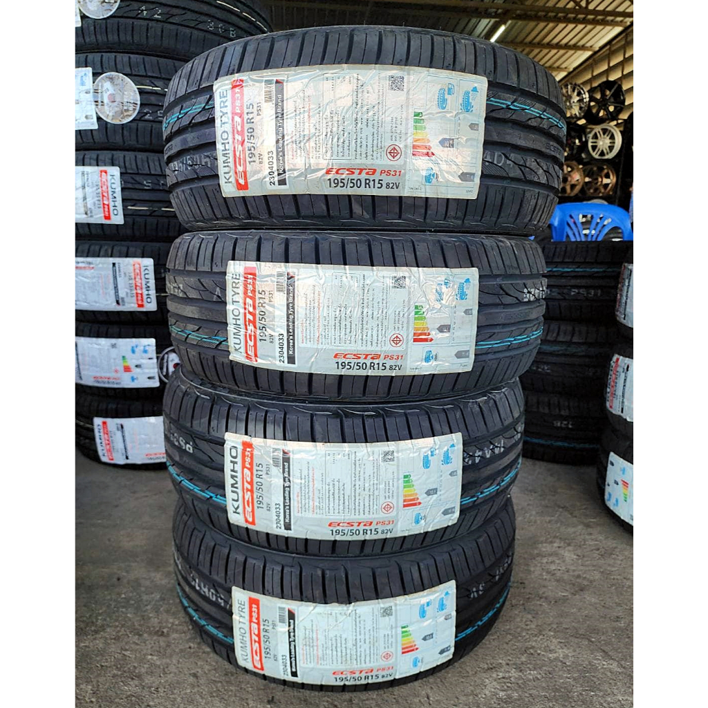 🔴 ยาง "#คัมโฮ" Kumho Ecsta PS31 195/50R15 *** ยางใหม่ ปี 24 ***