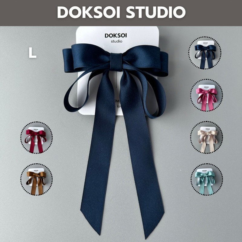 DOKSOI-โบว์ติดผม Hair Bow ขนาดกลาง ไซต์ L