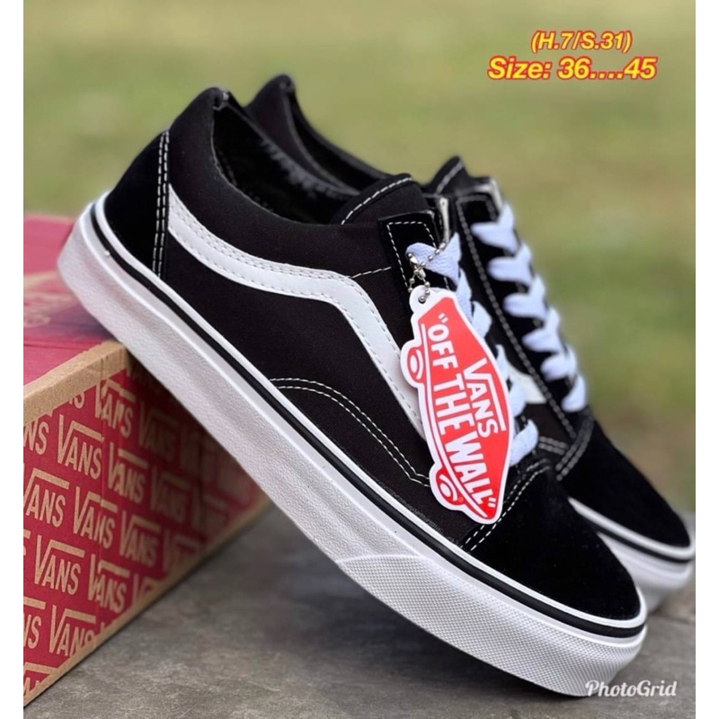 พร้อมส่งรองเท้า old skool”TOP”สีดำ งานคุณภาพดี ใส่ทำงาน/ใส่เที่ยว ใส่ได้ทั้ง ชาย-หญิง มีไซส์36-45