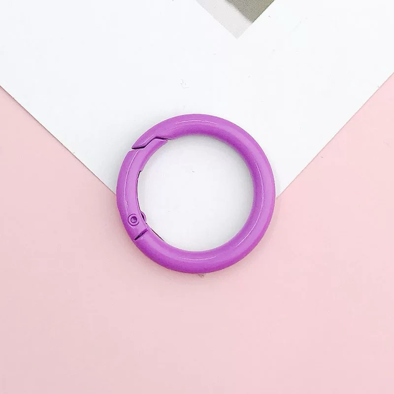 (พร้อมส่งในไทย!) ห่วงสปริง Diy ขนาด 34mm ห่วงพวงกุญแจPopmart อะไหล่พวงกุญแจ ห่วงโลหะ