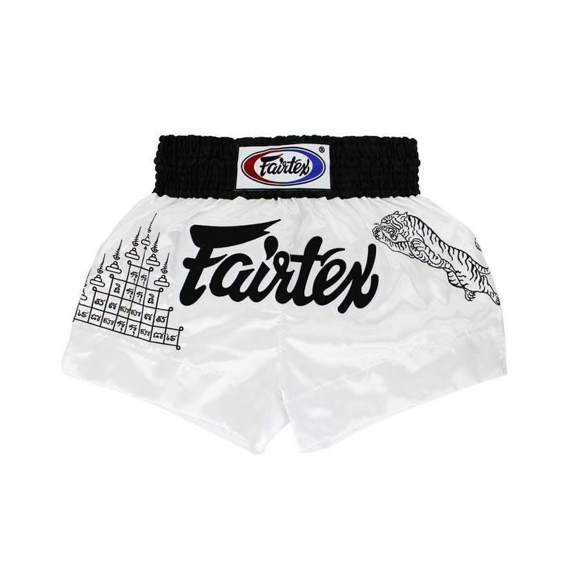 กางเกงมวยรุ่น "BS0637" Embroided Muay Thai shorts, satin
