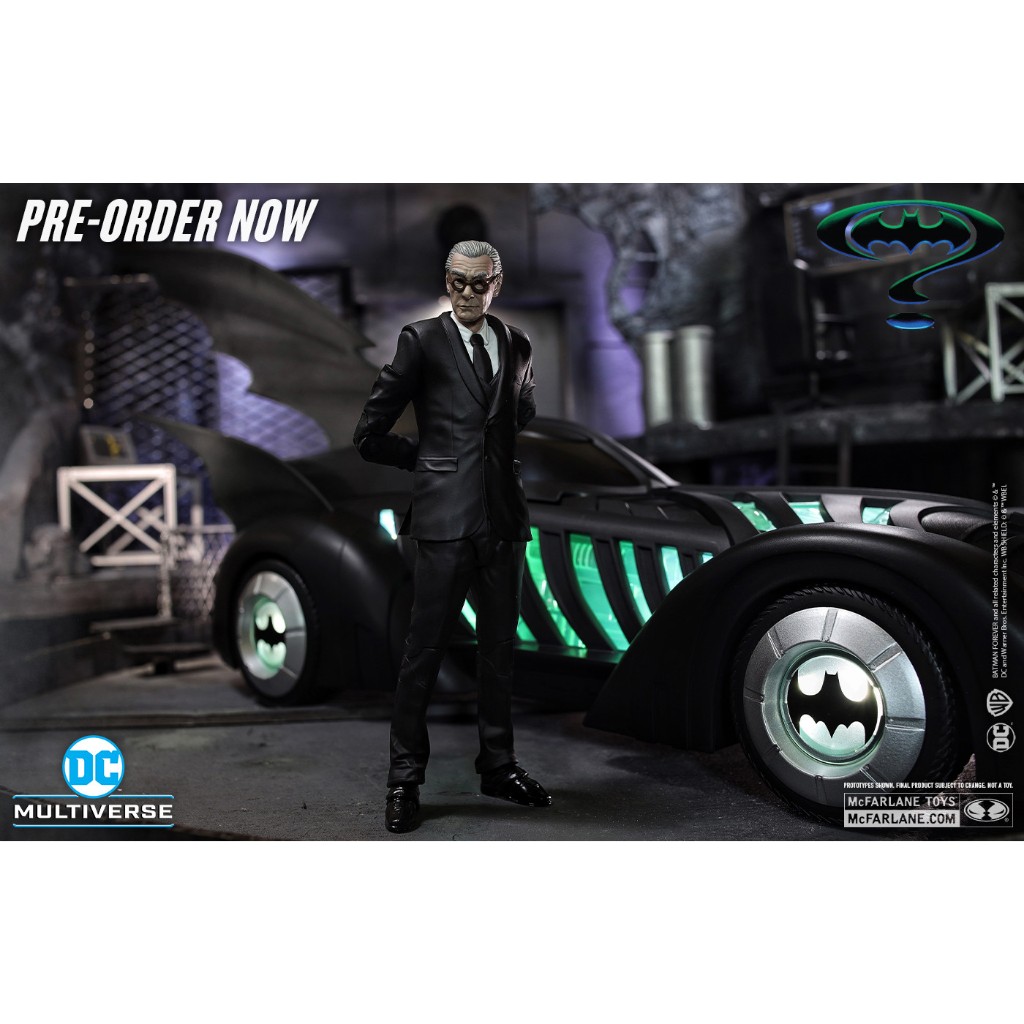 McFarlane Toys : VEHICLES- BATMOBILE AND ALFRED (BATMAN FOREVER)15019-INT