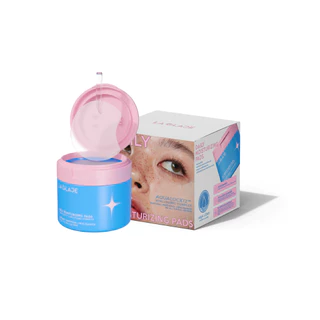 LA GLACE Daily Moisturizing Pads Aqualock12 โทนเนอร์แบบแผ่น 80pads