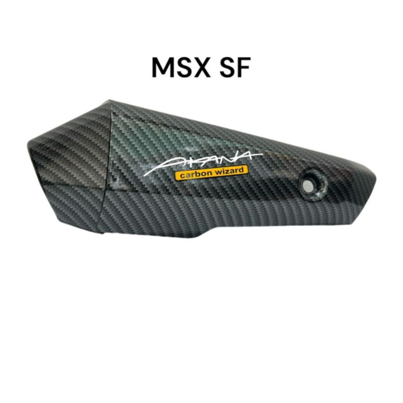 กันร้อน แผ่นกันร้อน MSX SF คาร์บอน สานดำ เคฟล่า แถมสติ๊กเกอร์ Akana Motorcycle มอเตอร์ไซค์