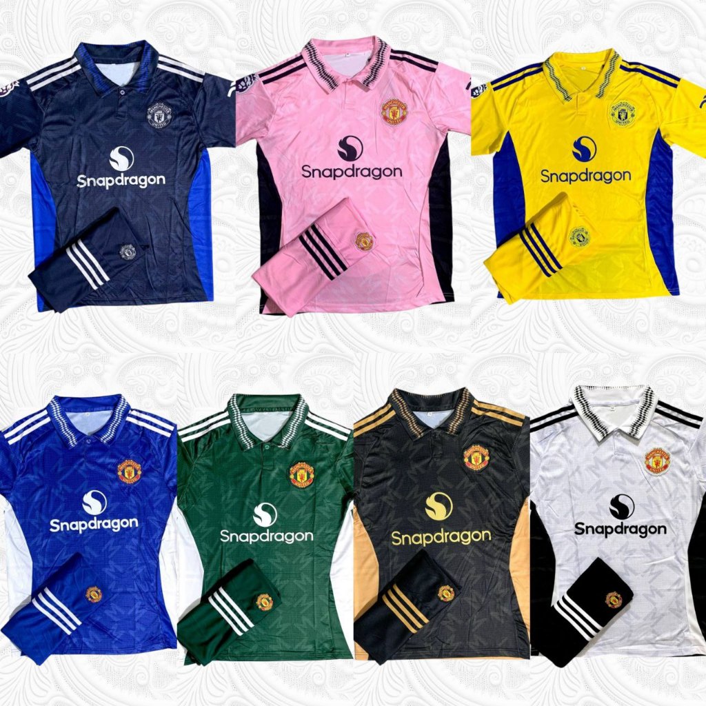 เสื้อบอลMan U คอปก2024-2025 ชุดใหม่ล่าสุดครบชุด