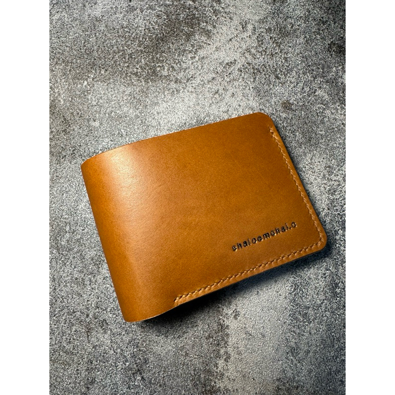 “wallet” กระเป๋าเงิน handmade หนังวัวจากอิตาลี ตอกชื่อฟรี