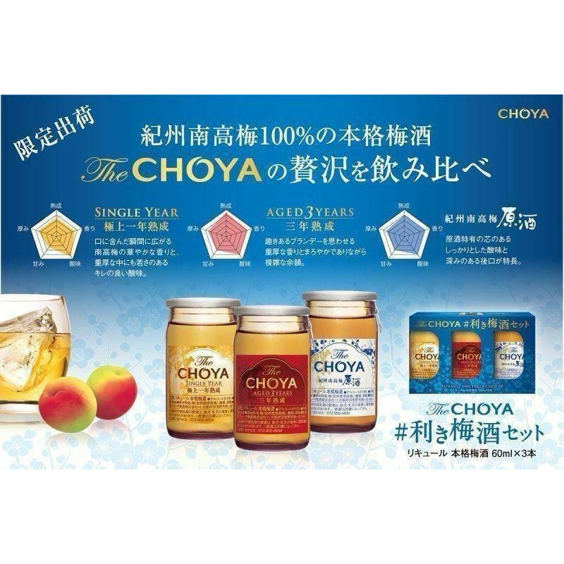 THE CHOYA handy plum wine set