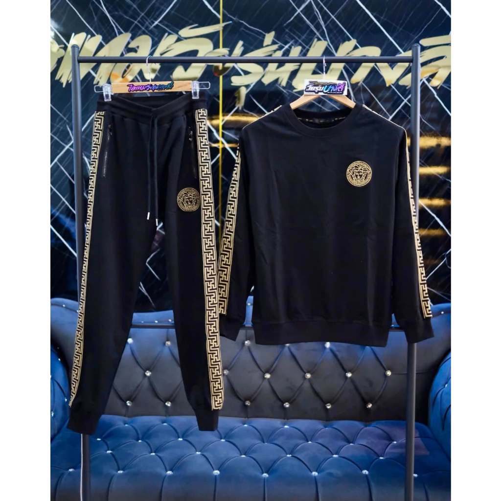 ชุดเซ็ตเสื้อแขนยาวลายแฟชั่น เข้าใหม่