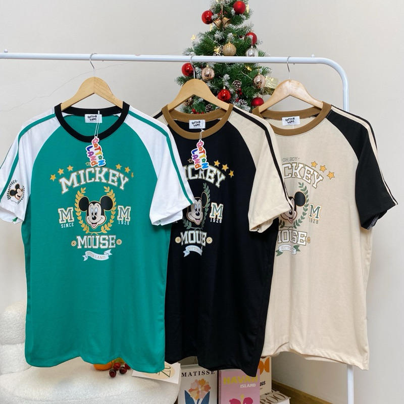 BUDDY | พร้อมส่ง เสื้อยืดโอเวอร์ไซส์ oversize QT มิกกี้ oh boy
