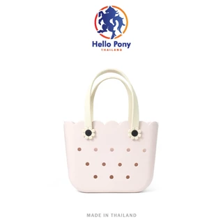 Hello Pony กระเป๋าถือ กระเป๋าทรงถัง กระเป๋าดอกไม้ EVA แฟชั่นผู้หญิง เข้ากับทุกการแต่งกาย ขนาด 18x27.5 CM. รุ่น BM4006