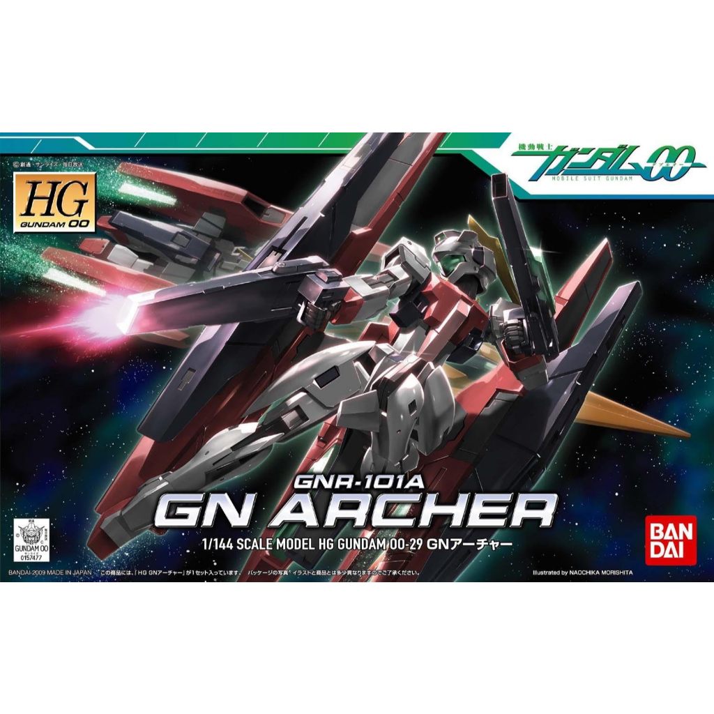 [พร้อมส่ง] HG 1/144 GNR-101A GN Archer BANDAI OO SERIE