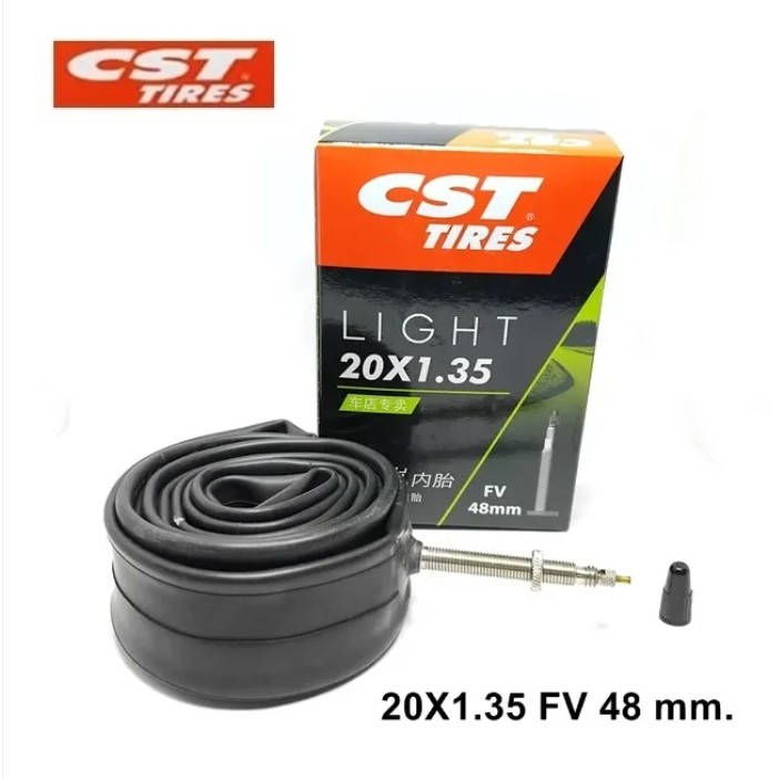 ยางในจักรยาน CST LIGHT ขนาด 20x1.35 นิ้ว (406) ชนิดจุ๊บเล็ก FV 48mm. และจุ๊บใหญ่ AV 33 mm. ราคา/1 เส้น - รูปที่ 3