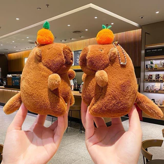 🔥Capybaraพร้อมส่งในไทยค่ะ🔥พวงกุญแจของเล่นตุ๊กตาคาปิบาร่า ห้อยใส่กระเป๋าทุกแบบตามที่ชอบนะคะ