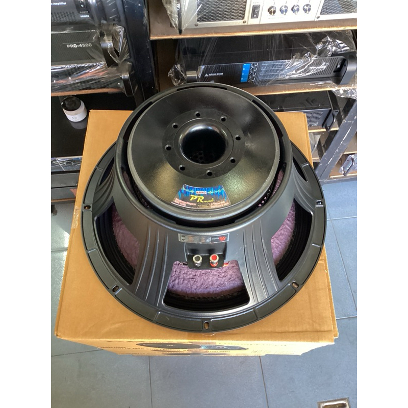 ดอกลำโพง18นิ้วโครงหล่อ PR Audio PR-18 แม่เหล็ก2ก้อน 220x40 วอยซ์4นิ้ว4ชั้น 1500W