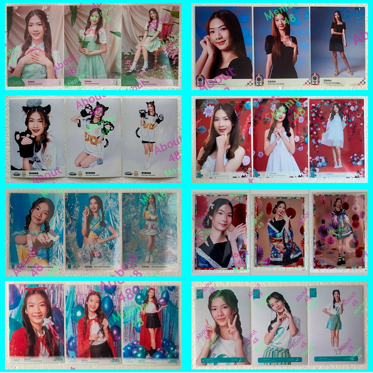 [ จีนน่า CGM48 ] (1) Photoset คอมพ์ Sakura จะไม่หนีจากความฝัน เดบิวต์ Ginna Cgm รุ่น2 (1) Comp