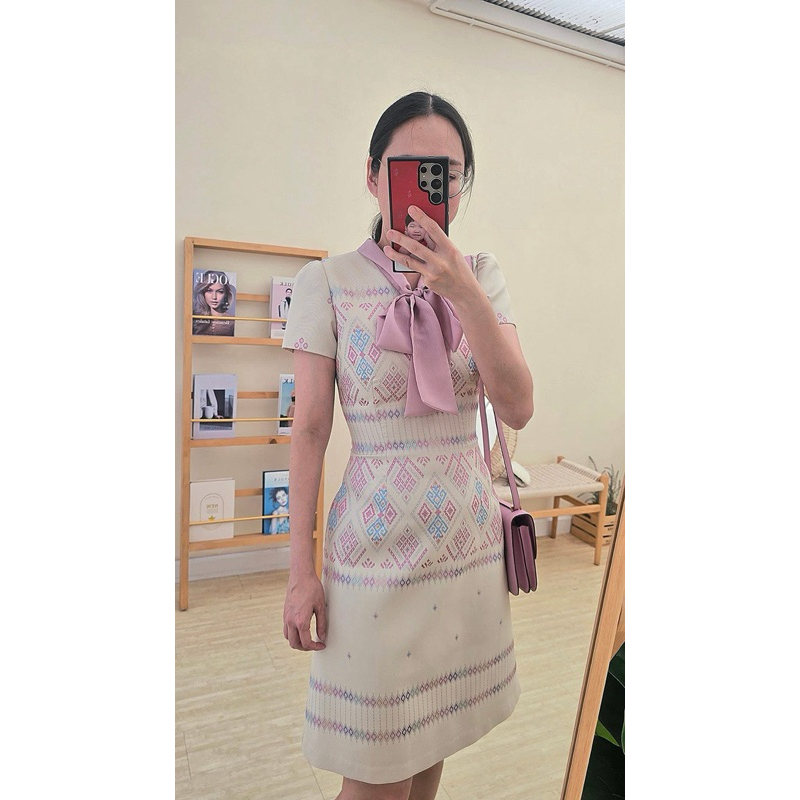 ผ้าไทย Omeshop size xs ตัดป้ายลองแล้วเก็บ