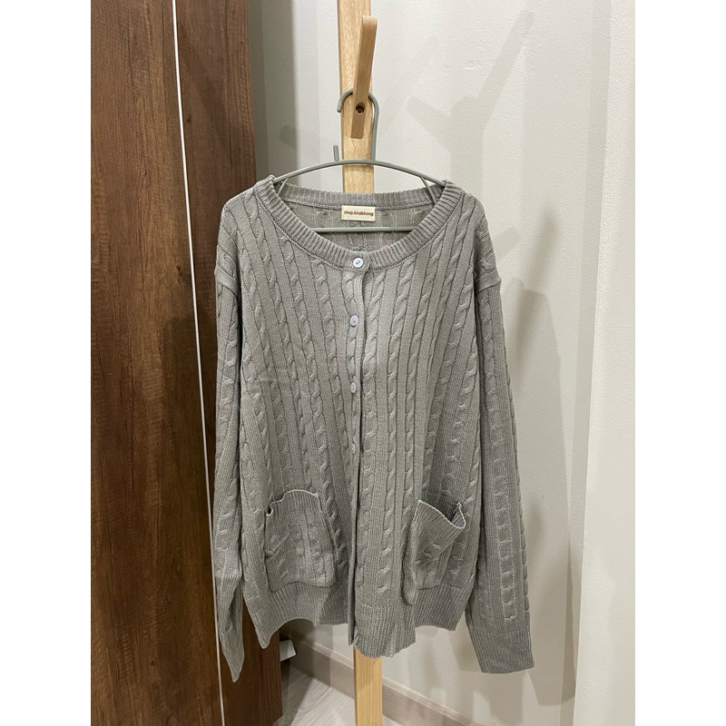 เสื้อไหมพรมสีเทา มือ1 (chop.khaikhong)