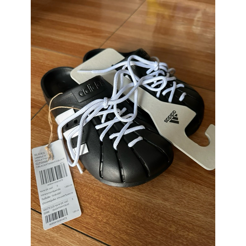(สินค้าลิขสิทธิ์เเท้) Adidas adilette clogs (GZ5886) ไซร์5 UK 38