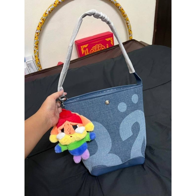 กระเป๋าRellyสียีนส์ทรงถัง
