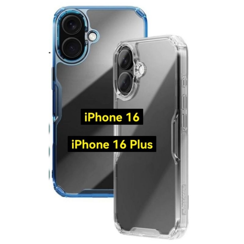 พร้​อมส่งใน เคส TPU Nillkin For iPhone 16 Pro Max / iPhone 16 Plus / iPhone 16E 17E Nillkin Nature Pro TPU Case