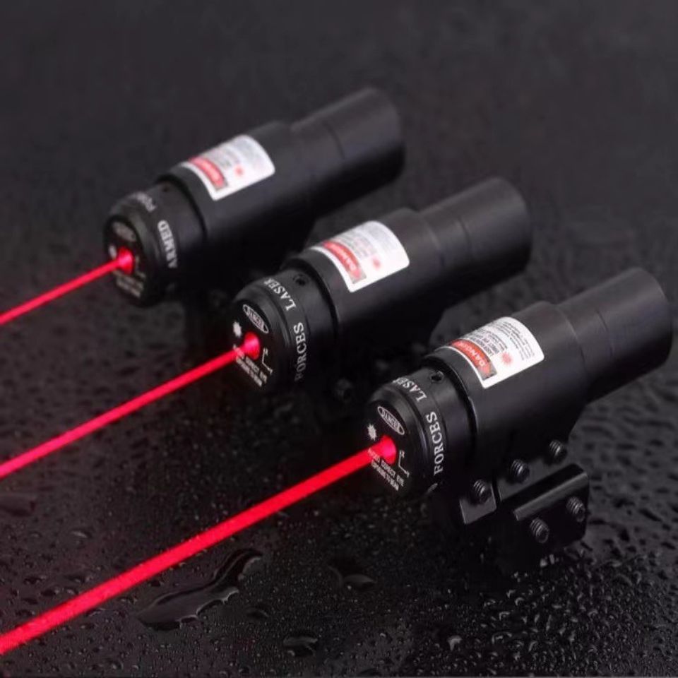 เลเซอร์แดงตัวเล็ก ยาว 8 cm. แถมถ่าน (พร้อมส่งในไทย)  อุปกรณ์เสริมของเล่นหนังสติ๊ก - รูปที่ 3