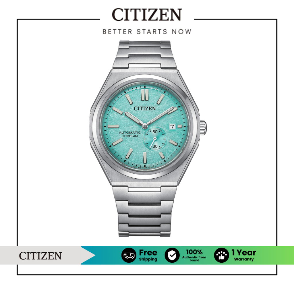 Citizen Automatic ZENSHIN Super Titanium™ Small Seconds NJ0180-80M Men's Watch ( นาฬิกาผู้ชายระบบออโ