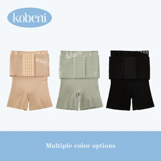⭐KOBENI⭐กางเกงเก็บพุง ผ้ายืดเยอะ Slimming Pants ทรงเอวสูง แบบตะขอหน้า กระชับต้นขาและหน้าท้อง ยกก้น ใส่หลังคลอด