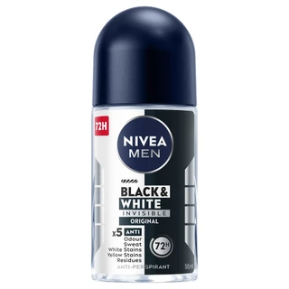 NIVEA - MEN ROLL ON BLACK&WHITE (50ml.) นีเวีย เมย โรลออน แบล็คแอนด์ไวท์