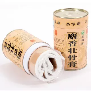 💓 กอเอี๊ยะ 💓 SHE XIANG ZHUANG GU GAO แผ่นสีน้ำตาลอ่อน กระป๋องละ 7 แผ่น (ขนาดแผ่น 10*40 cm)
