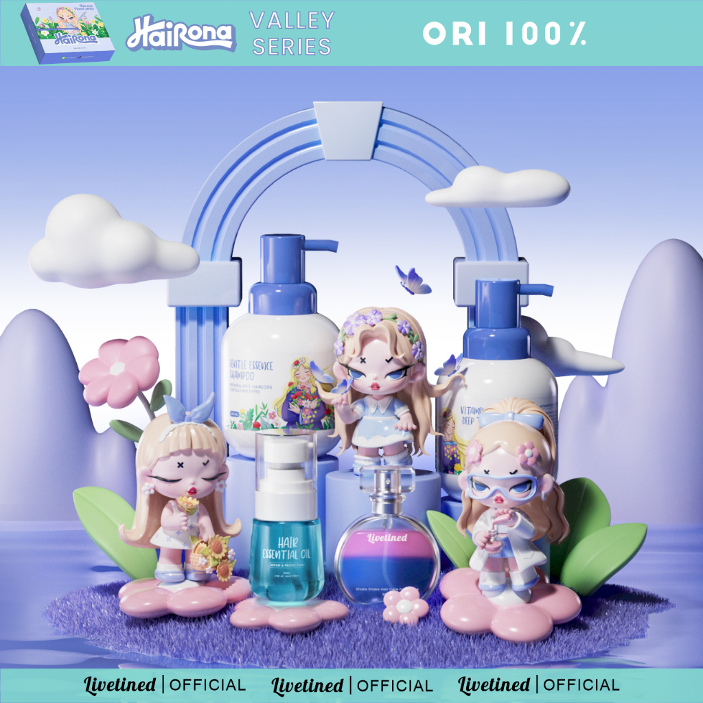 (มีQR Code)เซรั่มบํารุงผม Hair Essence LIVETINED เร่งผมยาว เซรั่มใส่ผมเร่งผมยาวปริมาณ DOUBLE treatment บํารุงผม 30ml.🦄