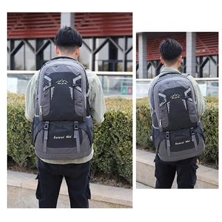 กระเป๋าเป้สะพายหลัง ใบใหญ่ 60L/40L กระเป๋าปีนเขา เดินป่า กันน้ำ Waterproof Outdoor Rucksack Sports