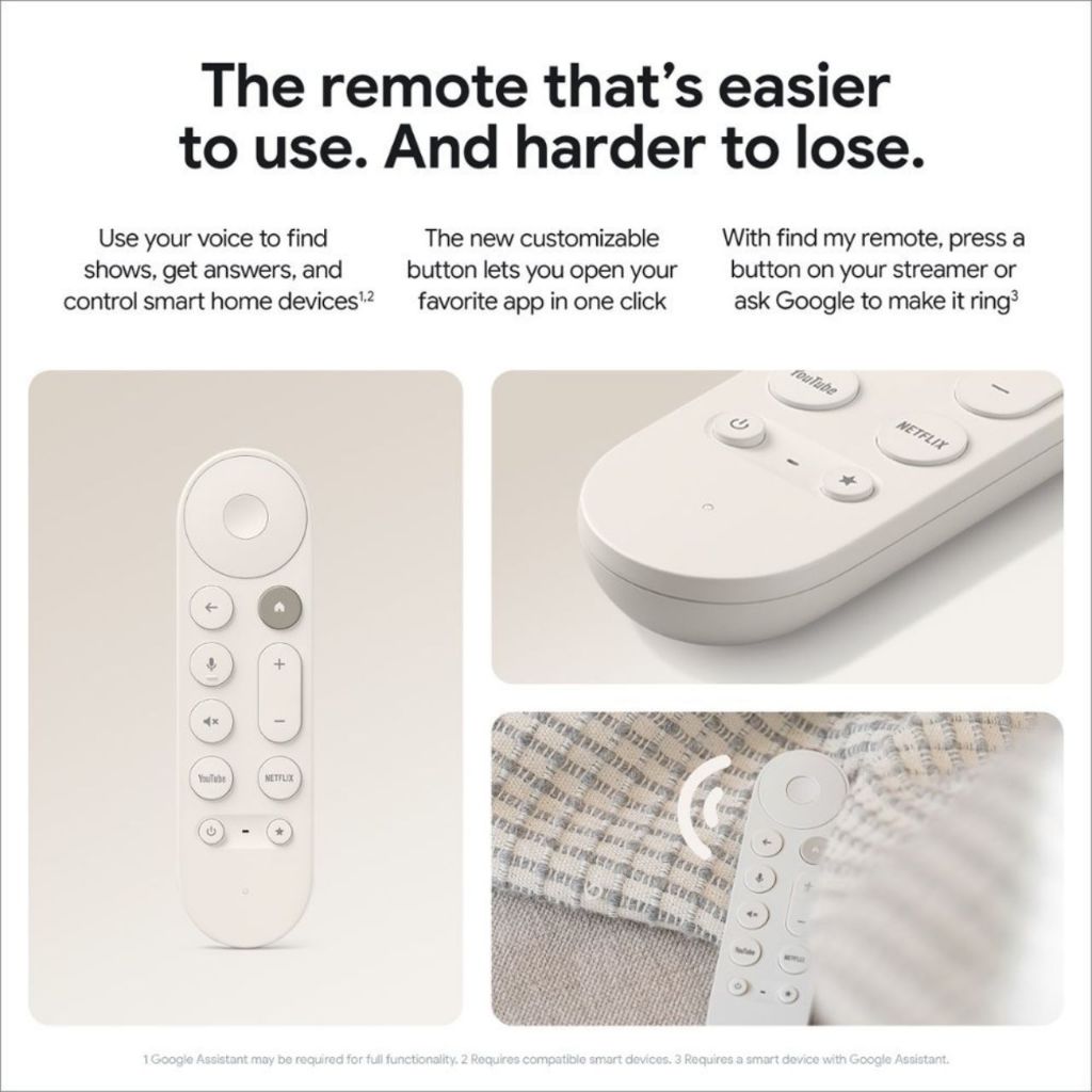 (ประกัน 1ปี) กล่องทีวี Chromecast with google TV Streamer 4K