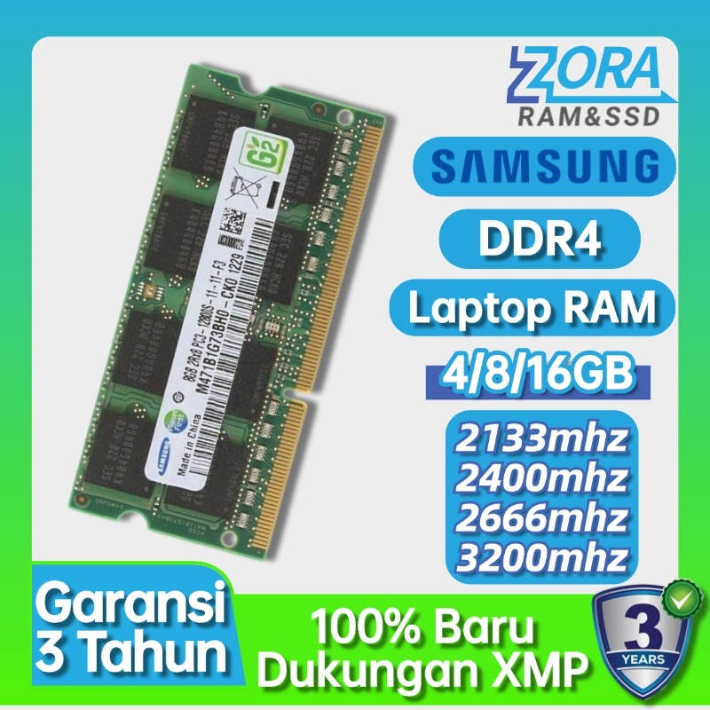 Samsung DDR4 4GB 8GB 16GB 2133MHz 2400MHz 2666MHz 3200MHz SODIMM notebook PC4-17000/19200/21300/25600 laptop memory