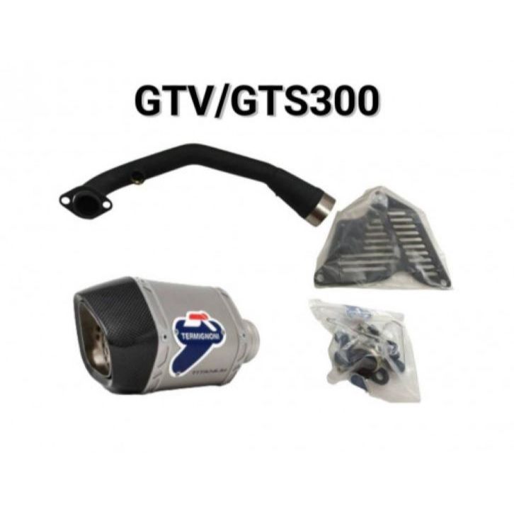 ท่อ เทอมิโนนิ Termignoni Shorty Titanium Black euro5 GTS/GTV300 2023