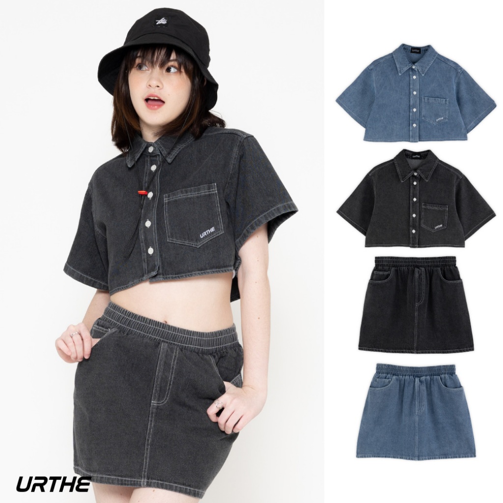 URTHE - ชุดยีนส์เซ็ต รุ่น DEMINIM SET