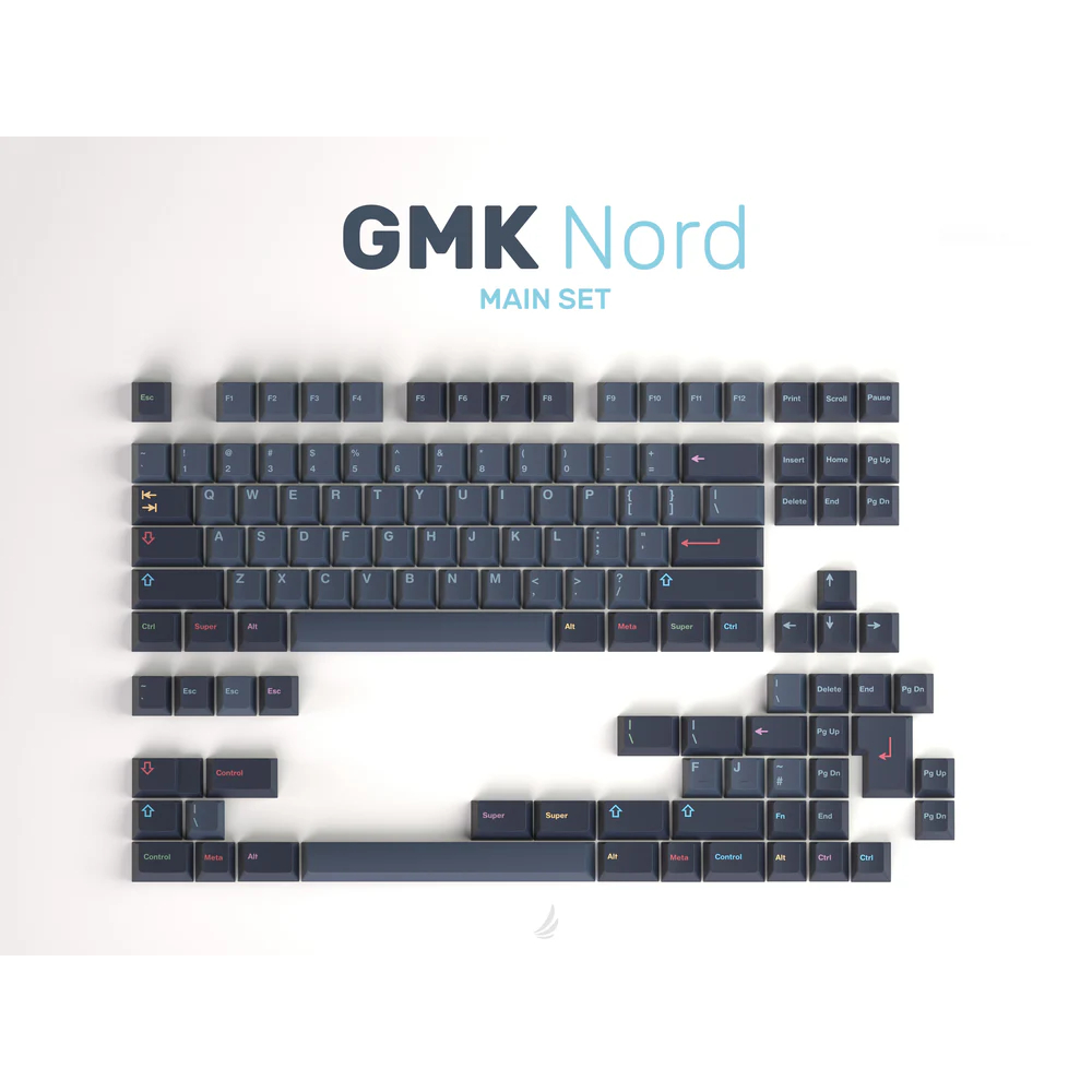 GMK Nord Keycaps GMK แท้ ABS Doubleshot