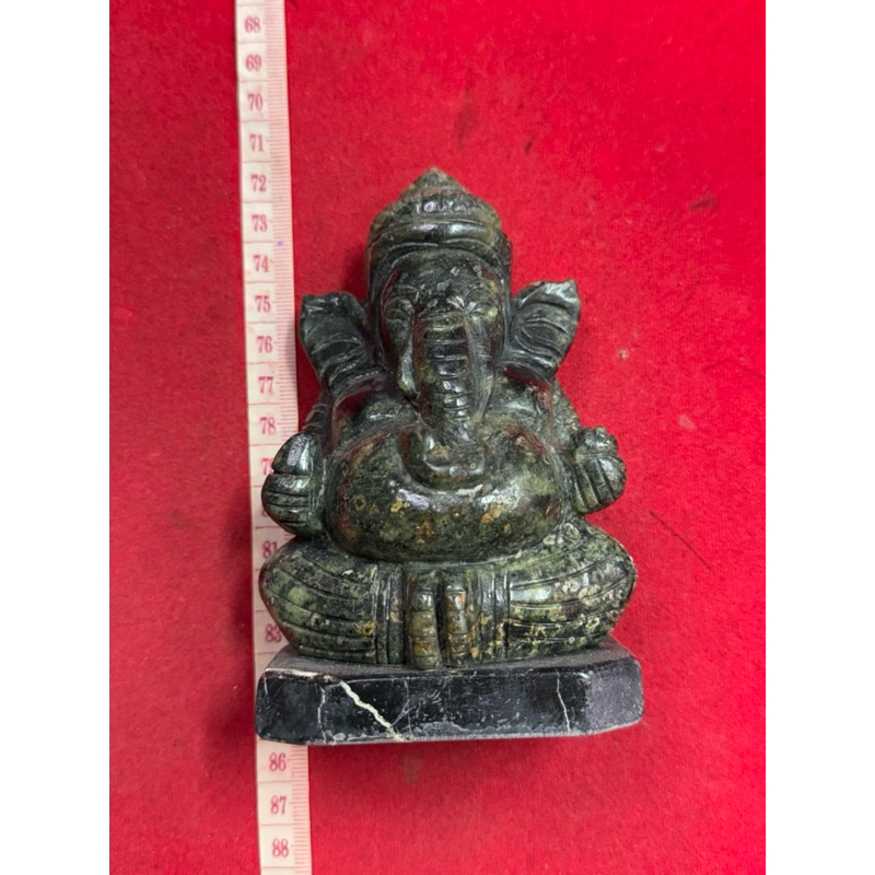 พระพิฆเนศ หินอ่อน ดำวัดพระแก้ว วังหน้า สมเด็จพุฒจารโต ปี 2411