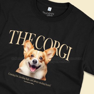 เสื้อยืดสกรีนลาย The Corgi เดอะ คอร์กี้ [Classic Cotton 100%…