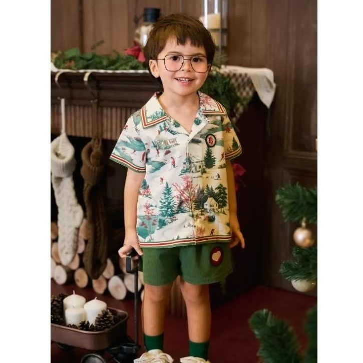 Little BLT คอลเลคชั่น Hello Christmas สินค้าใหม่ เสื้อผ้าเด็ก ชุดลูกชาย