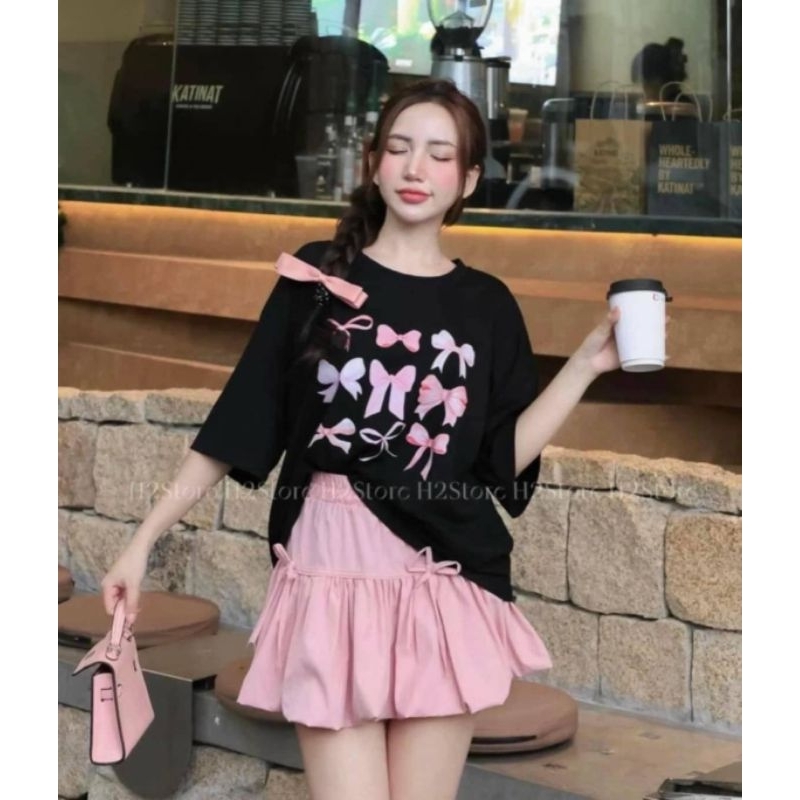 เซ็ท2 ชิ้น กระโปรงตูม มีซับใน น่ารักมาก เซ็ทราคาถูกมากๆ