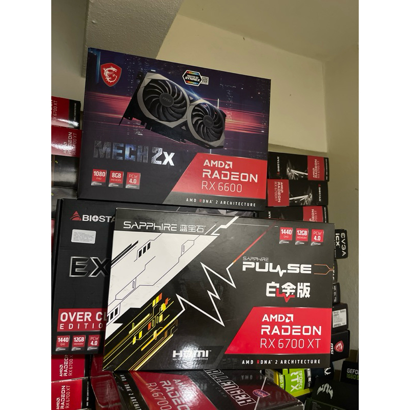 กล่องกาดจอ msi rx 570 4gb gamingX 1060 1070 1650 1660 3060 2060 1660ti 5700xt 6700xt 1080ti