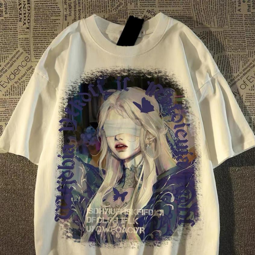 เสื้อยืด Oversize เสื้อยืดชาย แขนสั้น ไซซ์ คอกลม แฟชั่นฤดูร้อน สําหรับ