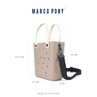 Marco Pony กระเป๋าสะพายข้างผู้หญิง กระเป๋าถือ การออกแบบรูระบายอากาศ พกพาสะดวก แบบกันน้ำ ไม่มีกลิ่น กระเป๋าสวยๆ BP1005