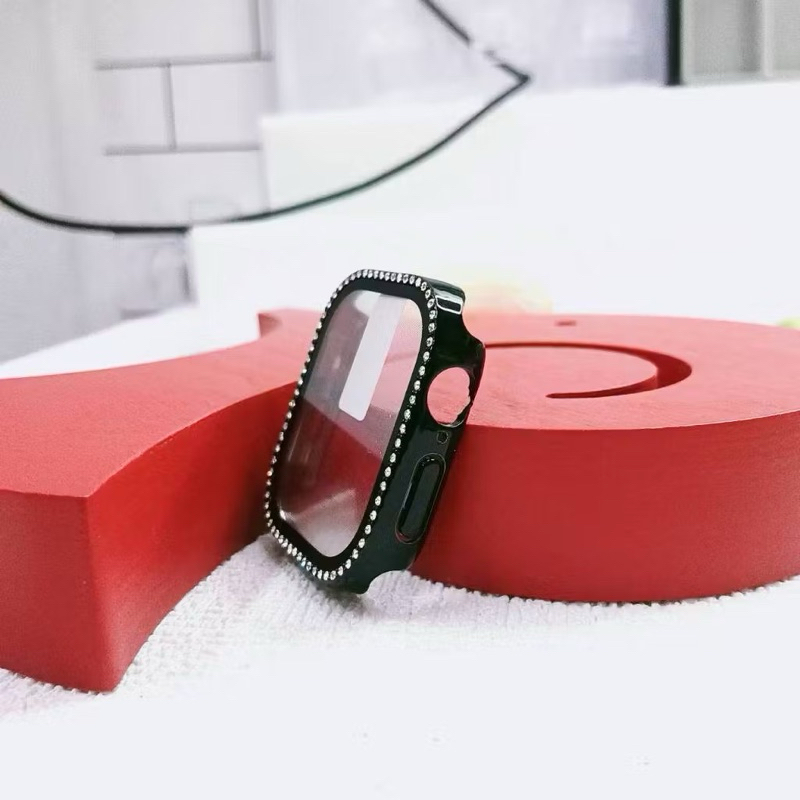 ZMZ-เคสนาฬิกา Smartwatch เคสเพชรมีจอ PC ขนาด (S10)42mm 46mm ซีรีย์10