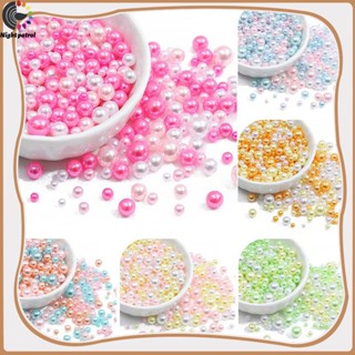 ลูกปัดไข่มุก ABS ไม่มีรูพรุน ขนาด 3-8 มม. สําหรับทําเครื่องป…