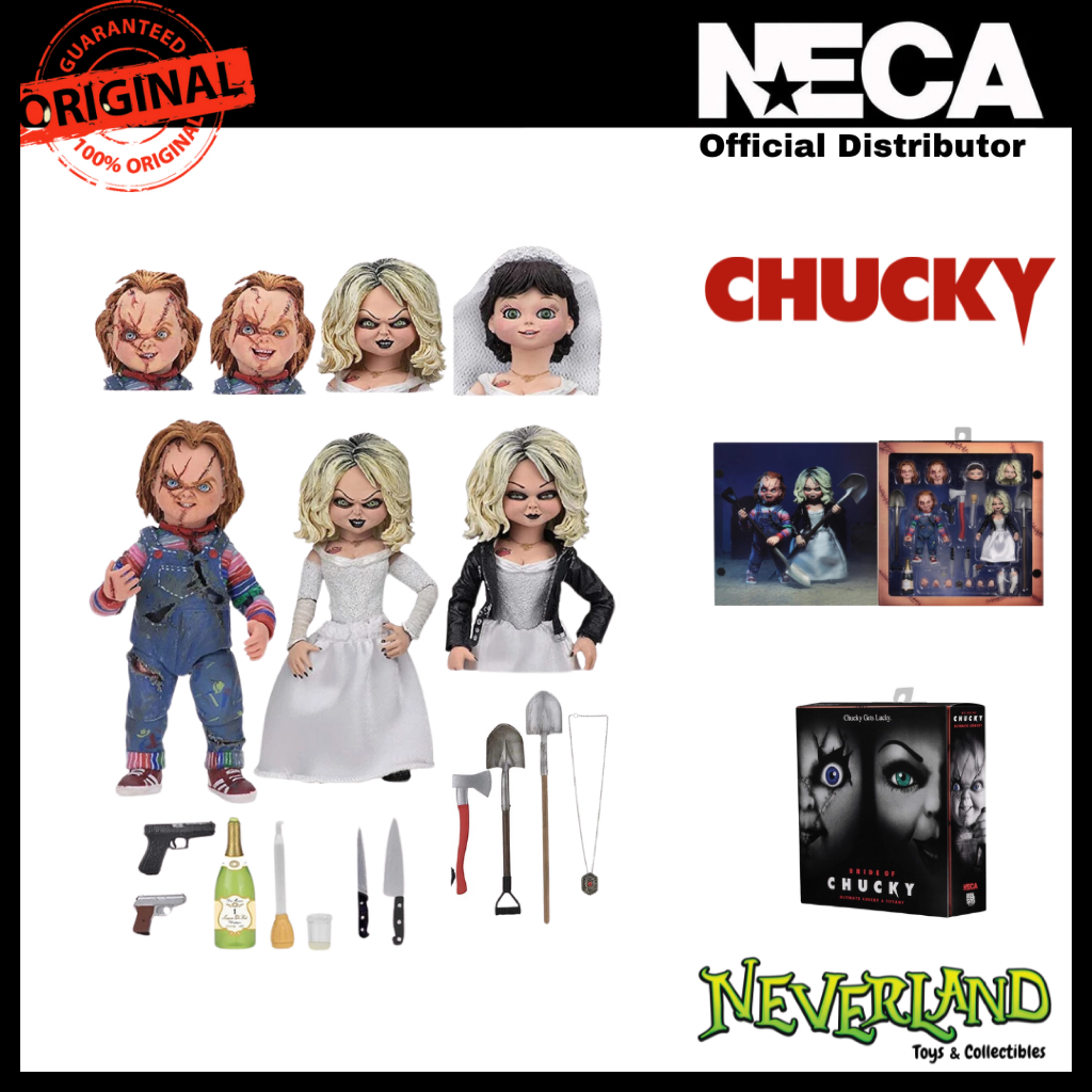 (NECA)7" Scale Action Figure - Ultimate Bride of Chucky "Chucky & Tiffany" 2-Pack***โปรดตรวจสอบรูปภาพจริงก่อนการสั่งซื้อ