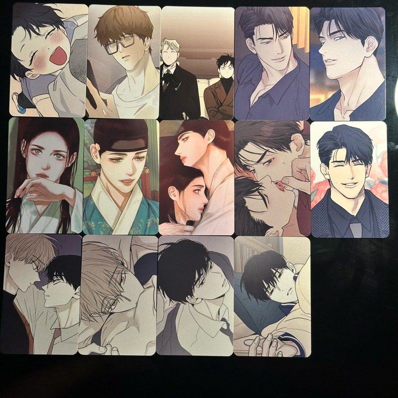 พร้อมส่ง | การ์ด manhwa ต้นไม้ไร้ราก backlight กุหลาบคู่แชมเปญ nerd project jinx ทะเลรัตติกาล บทเพลง checkmate