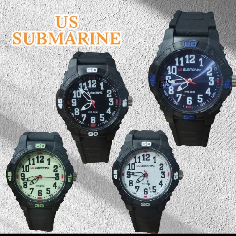 US Submarine นาฬิกาข้อมือสายซิลิโคน รุ่น TP2116M  นาฬิกาผู้ชาย.