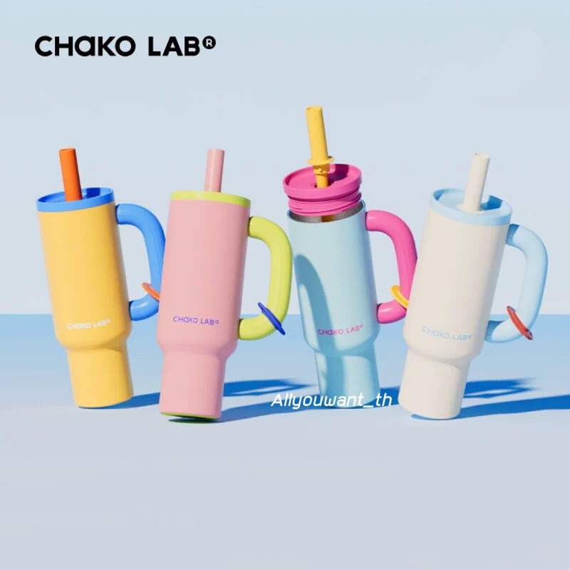 พร้อมส่งจากไทย (Sale❤️‍🔥ลดล๊อตสุดท้าย) Chakolab Thermos Cup 316 สแตนเลสขวดน้ําเก็บความเย็น 💖แถมแปรงล้างหลอด💖